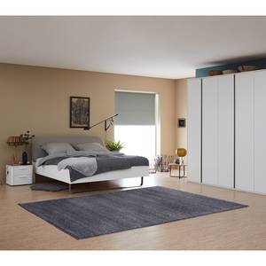 Hoogpolig vloerkleed Pure geweven stof - Antraciet - 160 x 230 cm