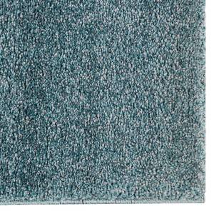 Hoogpolig vloerkleed Pure geweven stof - Turquoise - 200 x 290 cm
