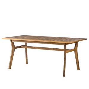 Table de jardin Tibro Acacia massif - Marron