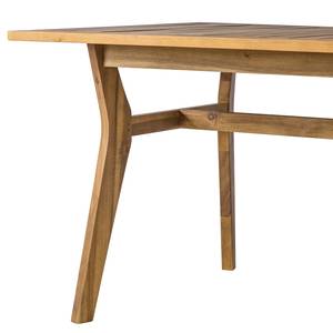 Table de jardin Tibro Acacia massif - Marron