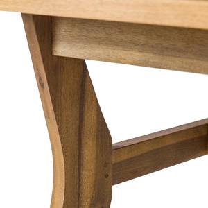 Table de jardin Tibro Acacia massif - Marron