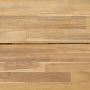 Tuintafel EDGEWOOD - 180 cm massief acaciahout/ijzer - bruin acaciahout/zwart