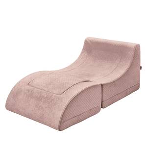 Loungesessel Canning Microfaser - Mauve