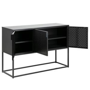 Dressoir Cascavel staal - zwart - Zwart