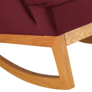 Schommelstoel Cozy fluweel - Stof TSV: 7 Bordeaux