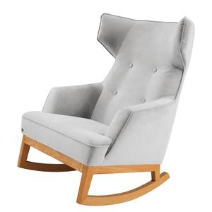 Rocking Chair Cozy Velours - Tissu TSV: 29 Gris clair