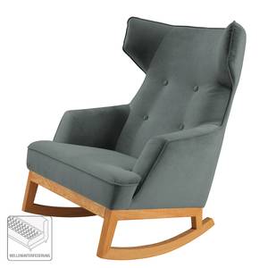 Rocking Chair Cozy Velours - Tissu TSV: 39 Gris
