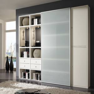 Libreria XL Emporior VIII Illuminazione inclusa - Bianco crema