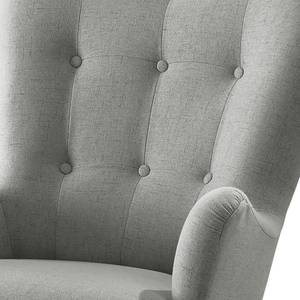 Fauteuil Saladas Tissu - Tissu Neli: Argenté