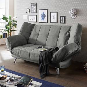 Canapé convertible Bolans Microfibre - Microfibre Ranu: Gris foncé