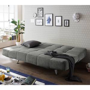 Canapé convertible Bolans Microfibre - Microfibre Ranu: Gris foncé