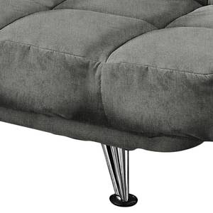 Canapé convertible Bolans Microfibre - Microfibre Ranu: Gris foncé