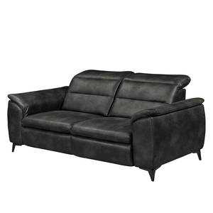 Sofa Soldeu (2,5-Sitzer) Antiklederlook - Anthrazit