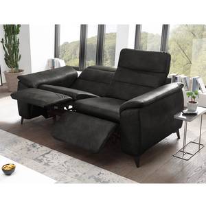 Sofa Soldeu (2,5-Sitzer) Antiklederlook - Anthrazit