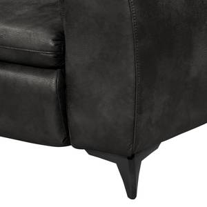 Sofa Soldeu (2,5-Sitzer) Antiklederlook - Anthrazit