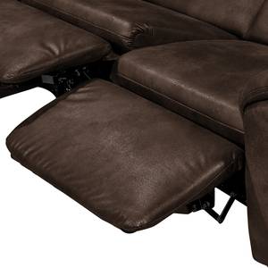 Sofa Soldeu (2,5-Sitzer) Antiklederlook - Dunkelbraun