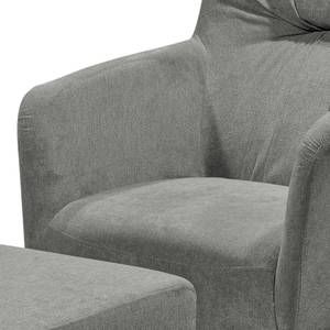 Fauteuil Tandil II Microfibre - Gris