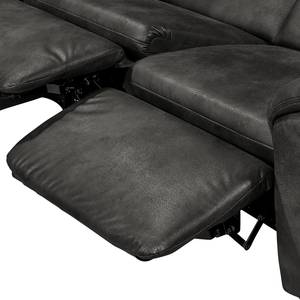 Sofa Soldeu (2-Sitzer) Antiklederlook - Anthrazit