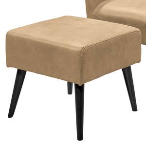 Fauteuil Tandil I Aspect cuir vieilli - Beige