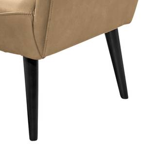 Fauteuil Tandil I Aspect cuir vieilli - Beige