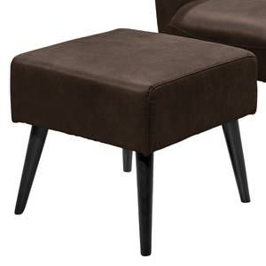 Fauteuil Tandil I antieke leerlook - Bruin