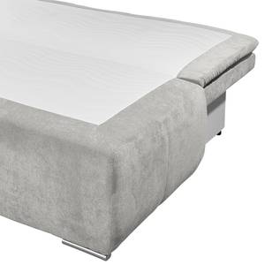 Schlafsofa Zelaya Microfaser - Microfaser Ranu: Silber