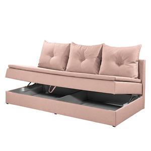 Canapé convertible Romang I Tissu structuré - Mauve