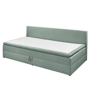 Canapé convertible Romang II Tissu structuré - Gris menthe