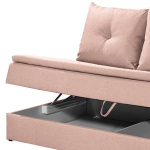 Canapé convertible Romang II Tissu structuré - Mauve