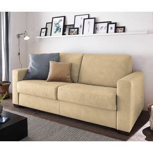 Schlafsofa Latina Premium I Antiklederlook - Beige