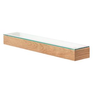 Wandplank Slimline massief eikenhout - Lichtbruin