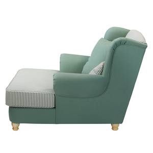 Fauteuil XXL Colares II Bleu - Textile - 135 x 100 x 128 cm