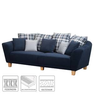 Bigsofa Macuco Blau - Textil - 255 x 88 x 115 cm