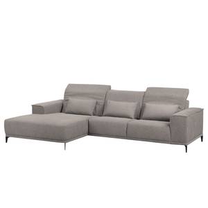 Ecksofa Macae Grau - Longchair davorstehend links