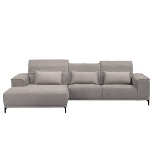 Ecksofa Macae Grau - Longchair davorstehend links