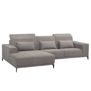 Ecksofa Macae Grau - Longchair davorstehend links