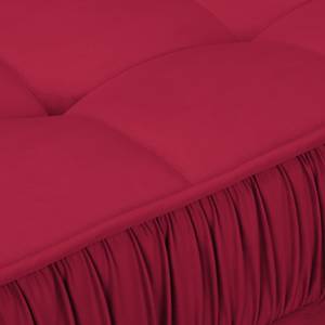 Canapé panoramique Machado Rouge - Méridienne courte à droite / longue à gauche (vue de face)