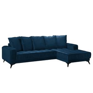 Canapé d’angle Machado Bleu marine - Méridienne courte à droite (vue de face)