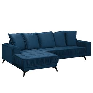 Ecksofa Machado Marineblau - Longchair davorstehend links