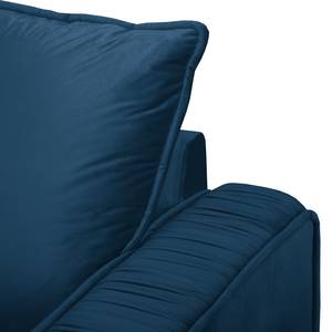 Ecksofa Machado Marineblau - Longchair davorstehend links