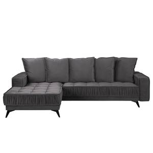 Ecksofa Machado Anthrazit - Longchair davorstehend links