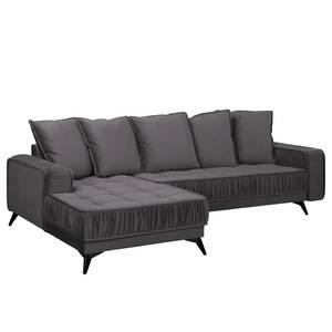 Ecksofa Machado Anthrazit - Longchair davorstehend links