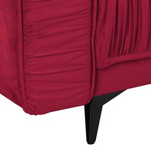 Canapé d’angle Machado Rouge - Méridienne courte à droite (vue de face)