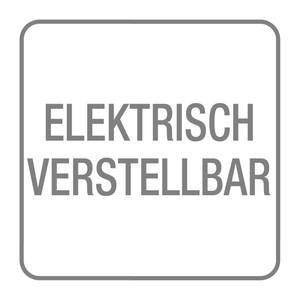 Ecksofa Lobos Echtleder / Kunstleder - Schwarz - Ottomane davorstehend links - Elektrisch verstellbar: 1 Motor mit Kabel