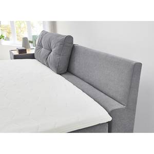 Boxspring Homein Grijs - Textiel - 183 x 102 x 227 cm