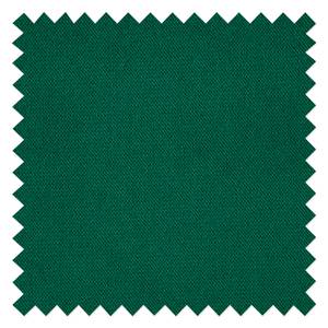Ecksofa SOLA mit Longchair Samt Krysia: Smaragdgrün - Longchair davorstehend rechts - Ohne Schlaffunktion