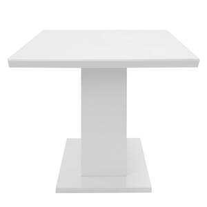 Eettafel Adkins hoogglans wit - Breedte: 160 cm