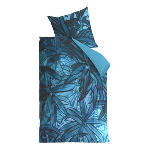 Beddengoed Mineral satijn - nachtblauw - 135x200cm + kussen 80x80cm