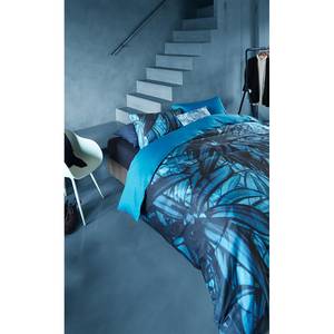 Parure de lit Mineral Satin - Bleu nuit - 155 x 220 cm + oreiller 80 x 80 cm