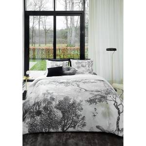 Beddengoed Brazil Renforcé - crèmekleurig/grijs - 155x220cm + kussen 80x80cm